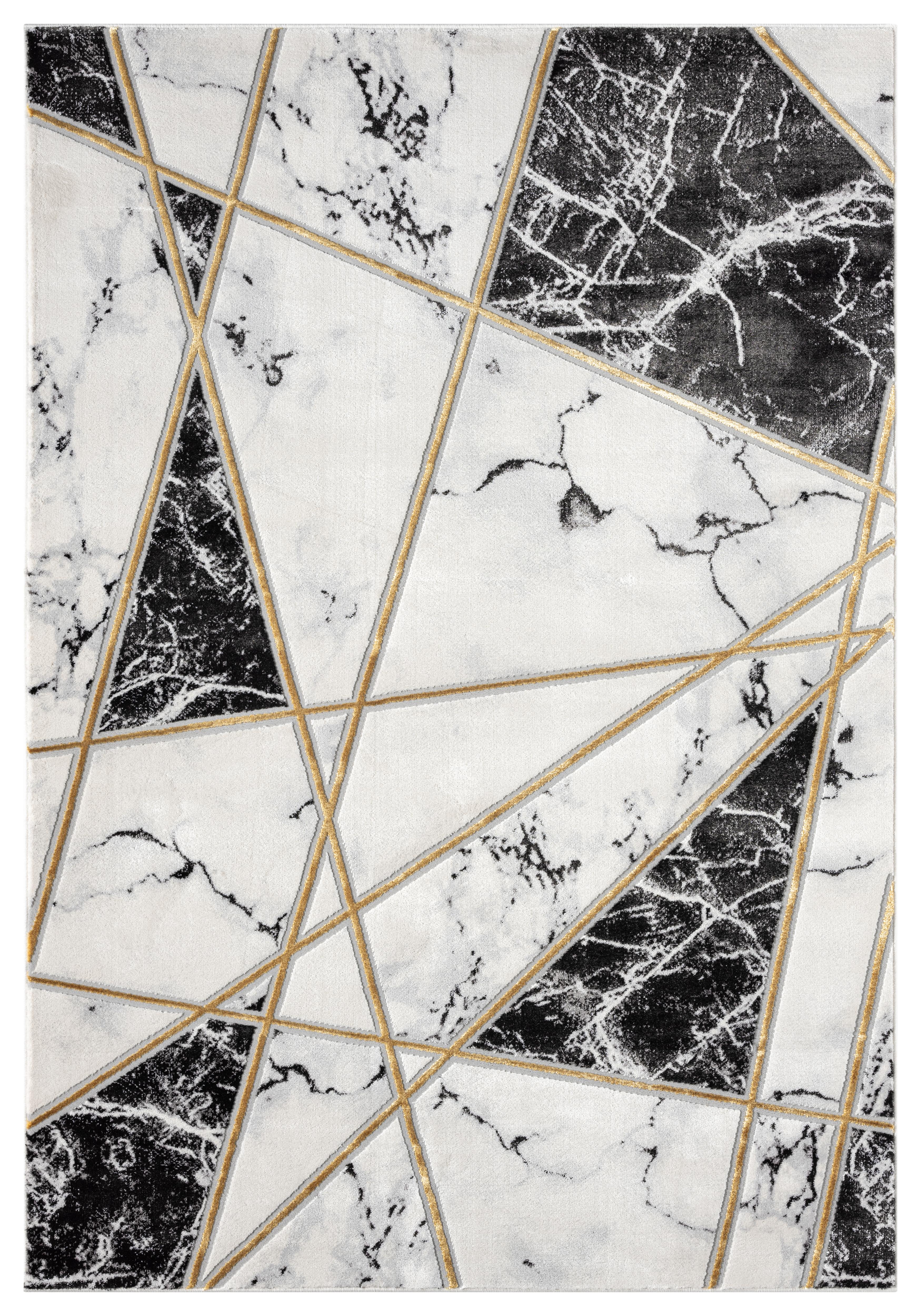 Bianco 185Ma Black/Cream Rug
