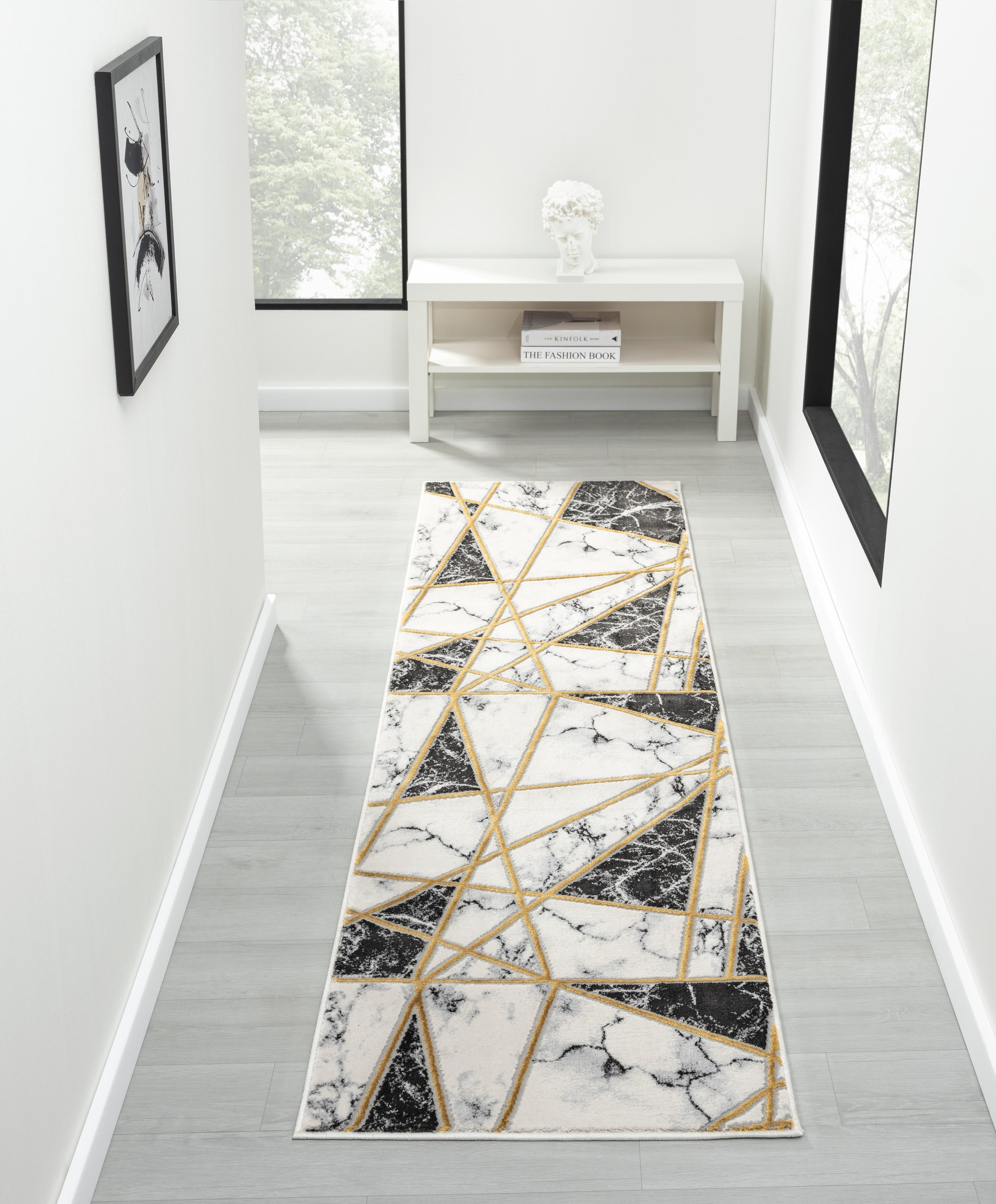 Bianco 185Ma Black/Cream Rug