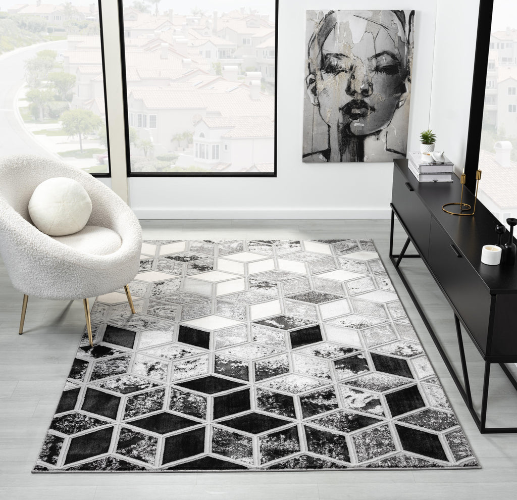 Bianco 207Ia D.Grey/Silver Rug