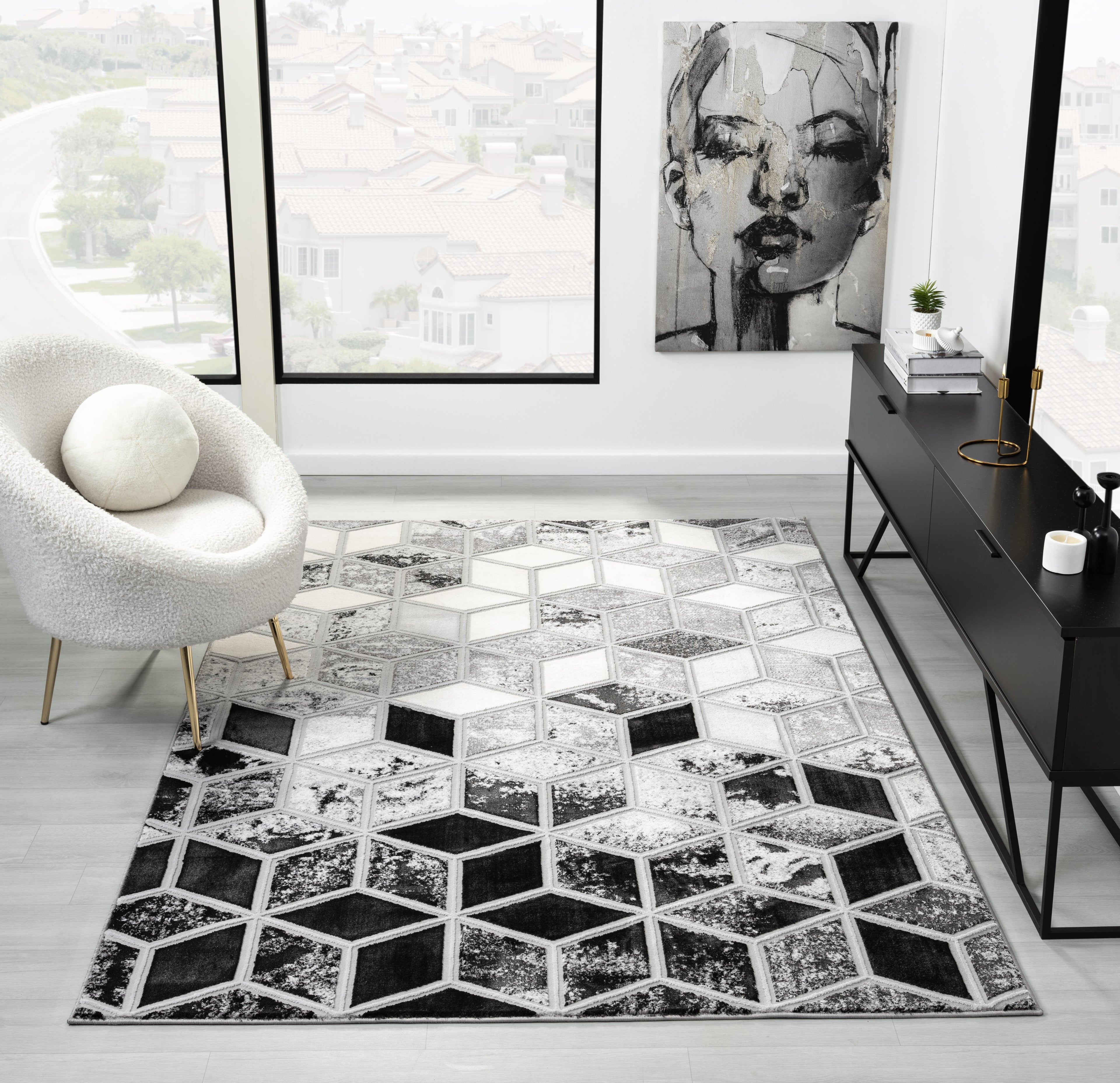 Bianco 207Ia D.Grey/Silver Rug