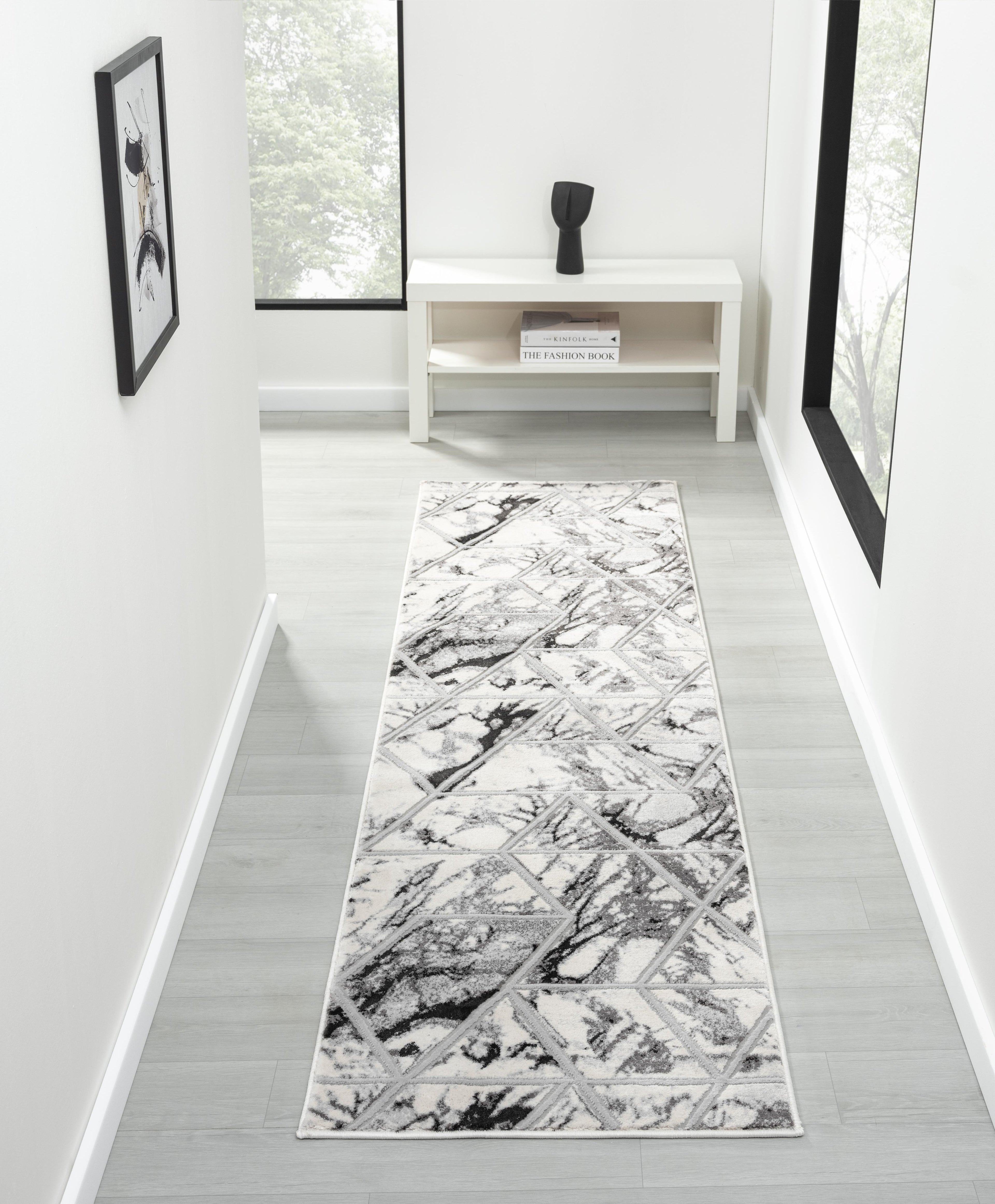 Bianco 224Ra Cream/Silver Rug
