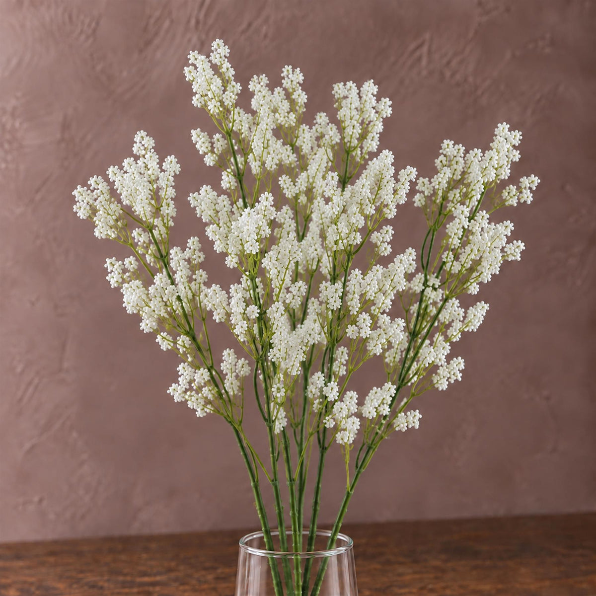 Pack of 6 x 65cm Artificial Gypsophilia Spray styled in a room