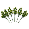 Pack of 6 x 30cm Artificial Cedrus Libani Pine Style Foliage Plant Stem