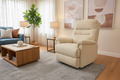 Serenity Lift & Rise Recliner Chair – Natural Beige Fabric