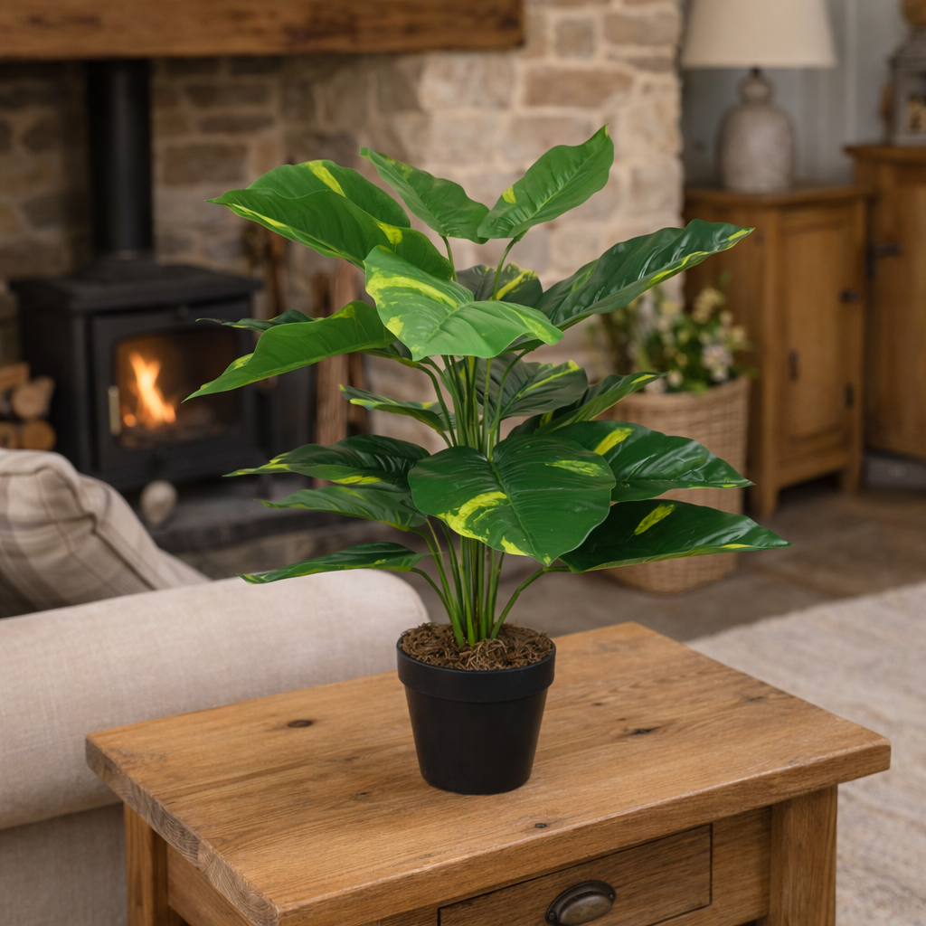 60cm Artificial Devil's Ivy (Scindapsus Aureus) Plant