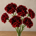 Pack of 6 x 57cm Red Carnation Artificial Flowers