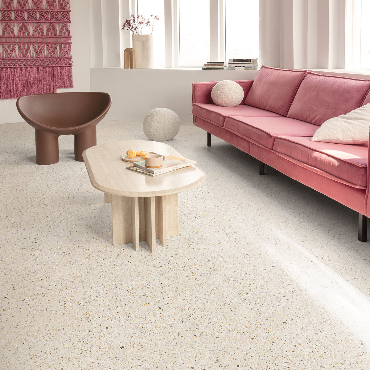Floorify F032 Piccolo – Large Tile Click Vinyl