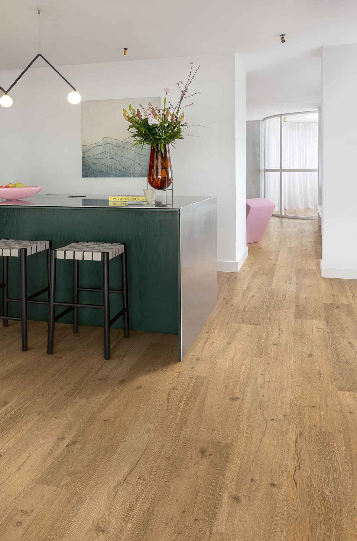 Floorify FG039 Caramello – Long Plank Gluedown Vinyl
