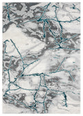 Bianco 185Kb Cream / Teal Rug