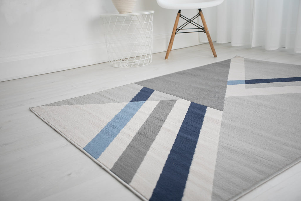 Balletto 186B Beige/Navy Rug