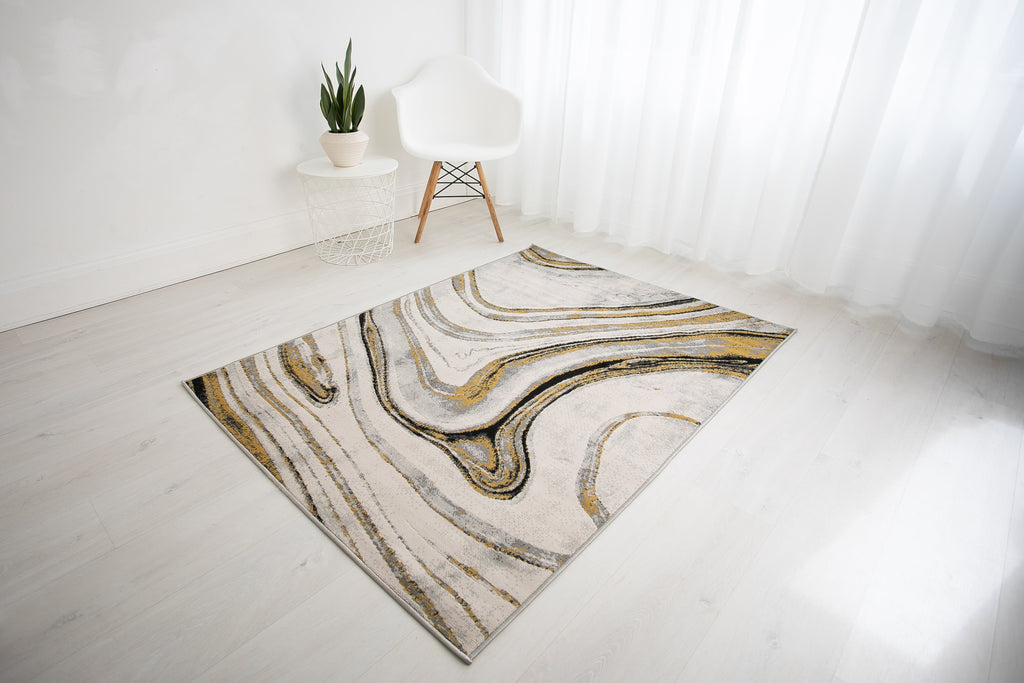 Balletto 18Ba Anthra/Ochre Rug
