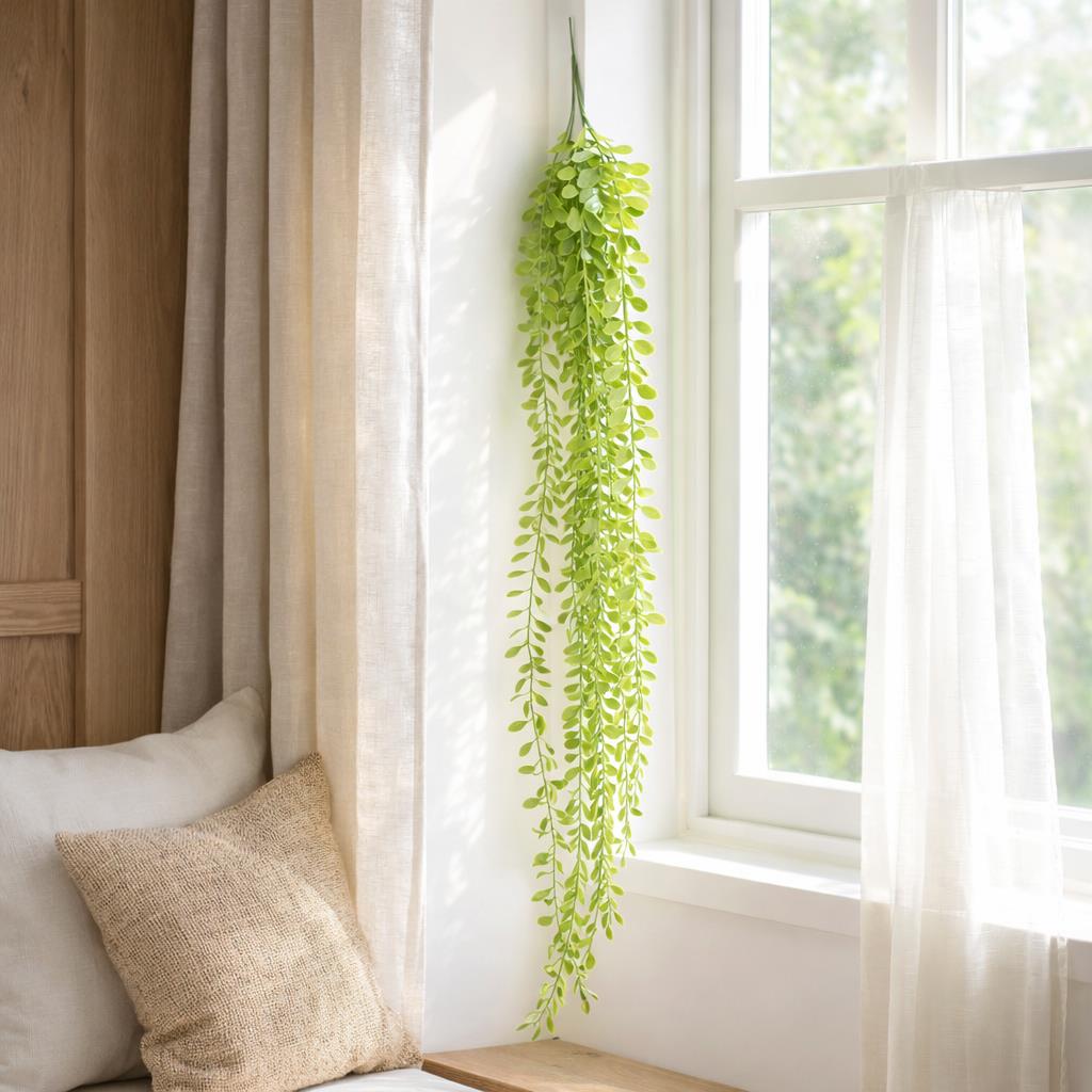 90cm Artificial Trailing Eucalyptus Style Hanging Plant Faux Greenery Vine