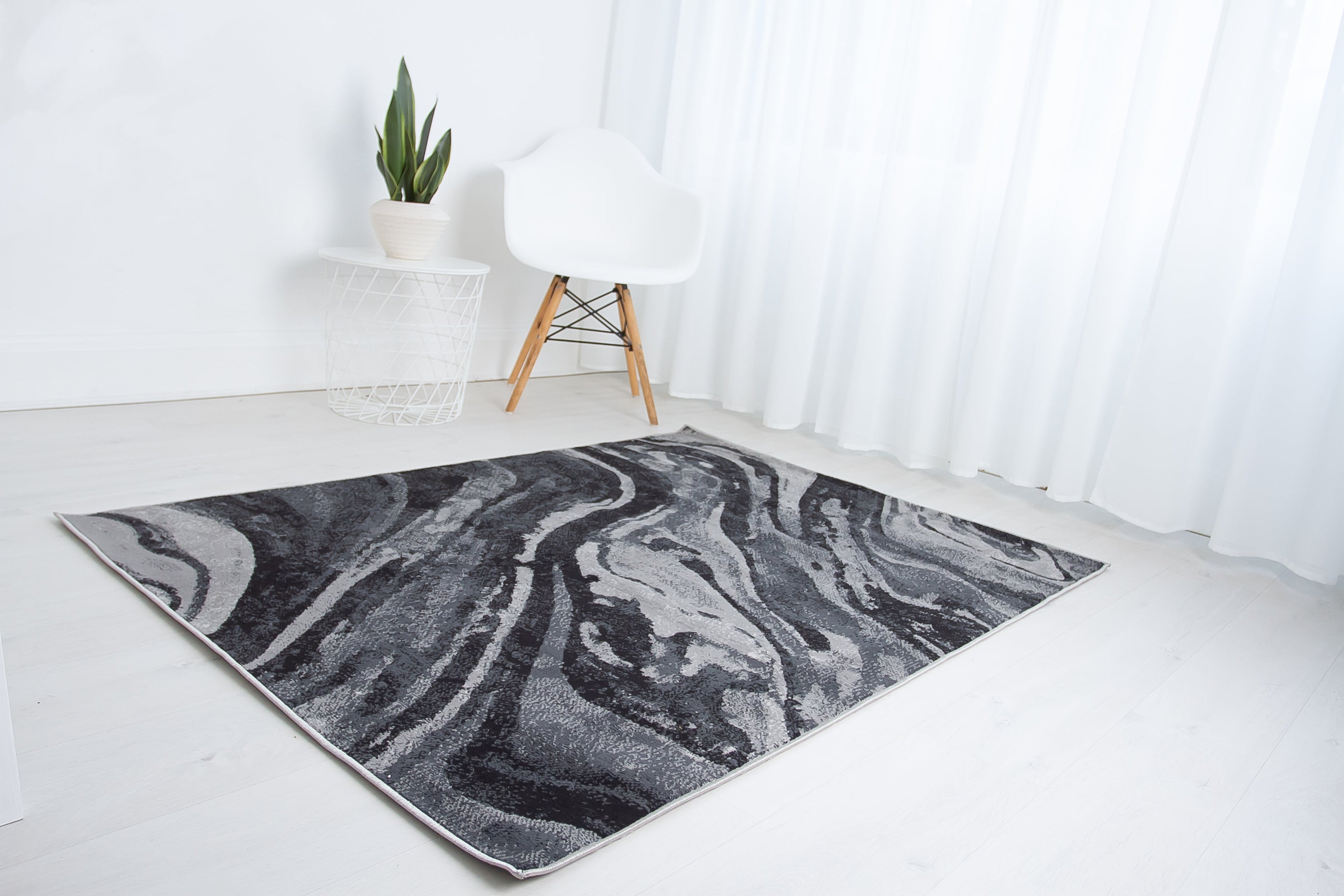 Balletto 21Ea Black/Anthra Rug