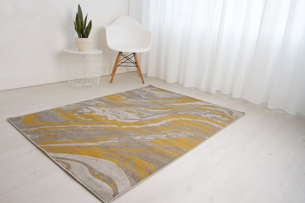 Balletto 21Ea Ochre/Grey Rug