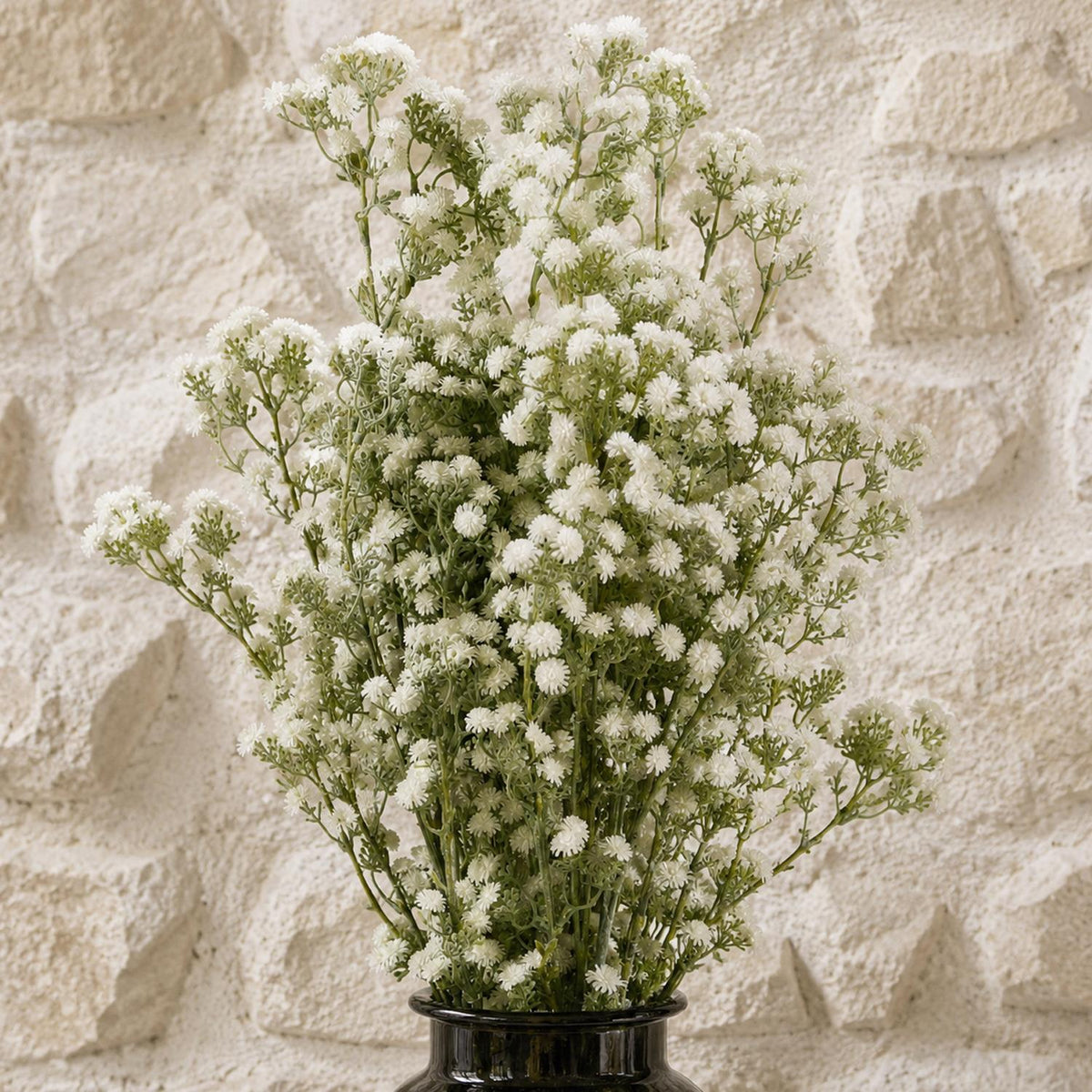 Pack of 6 x 85cm Gypsophila White Stem styled in a room