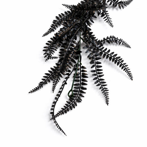 180cm Black Artificial Fern Garland Hanging Foliage Decoration