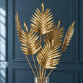 Pack of 6 x 95cm Gold Palm Leaf styled in a room