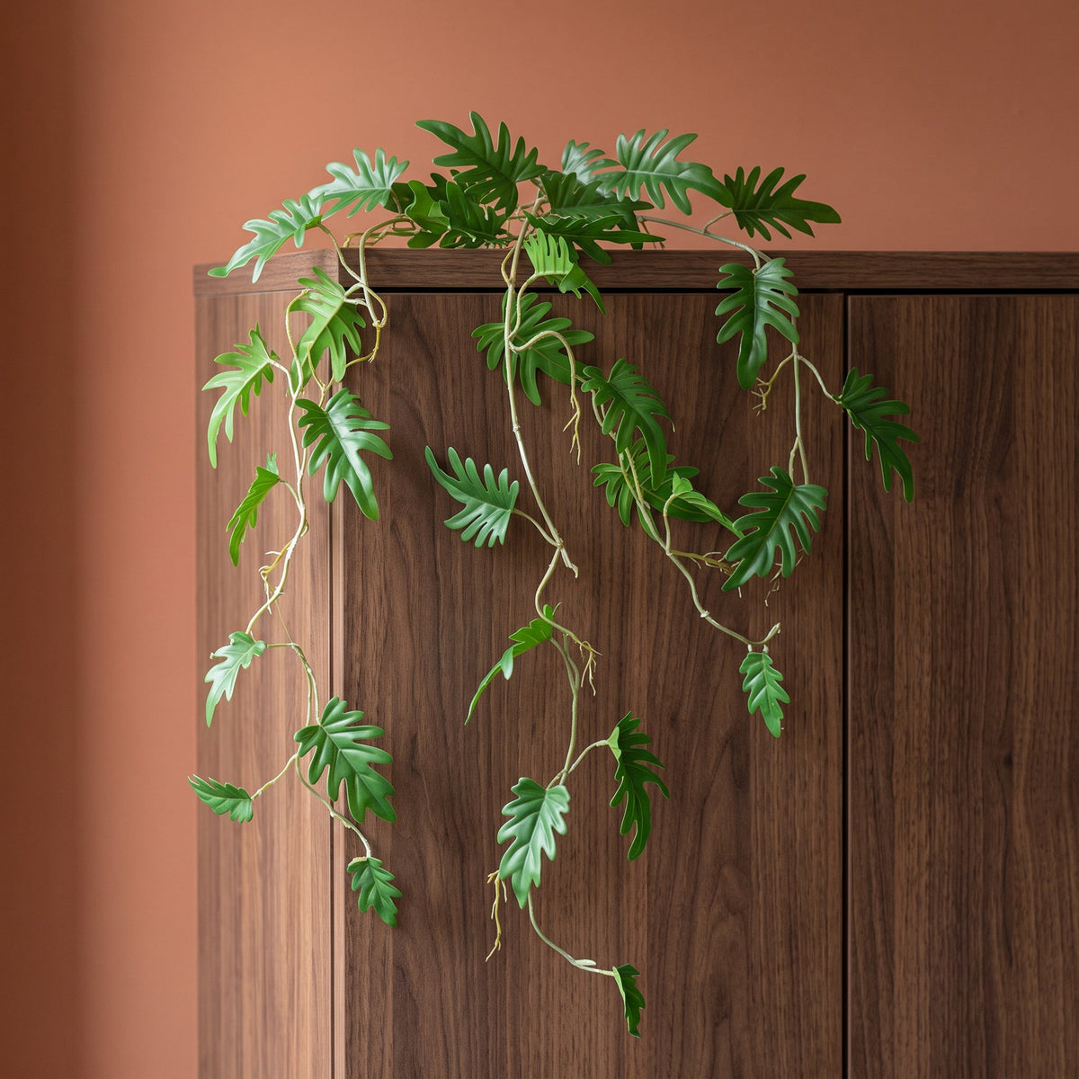 100cm Artificial Hanging Trailing Philodendron Small Leaf Plant