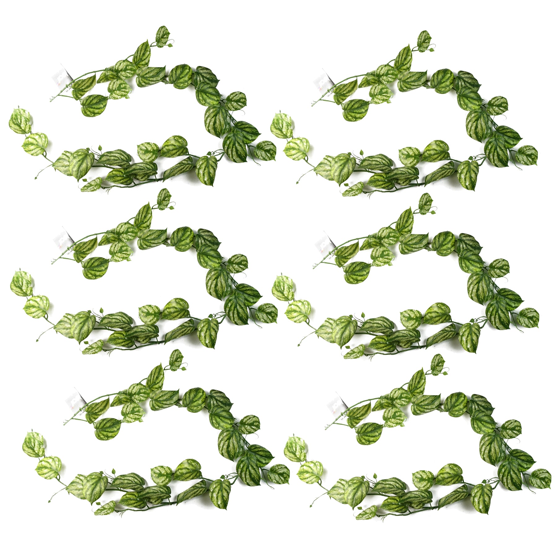 6 x 180cm Artificial Hanging Trailing Devil's Ivy Plant