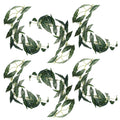 6 x 110cm Artificial Hanging Trailing Dark Green Leaf Plant