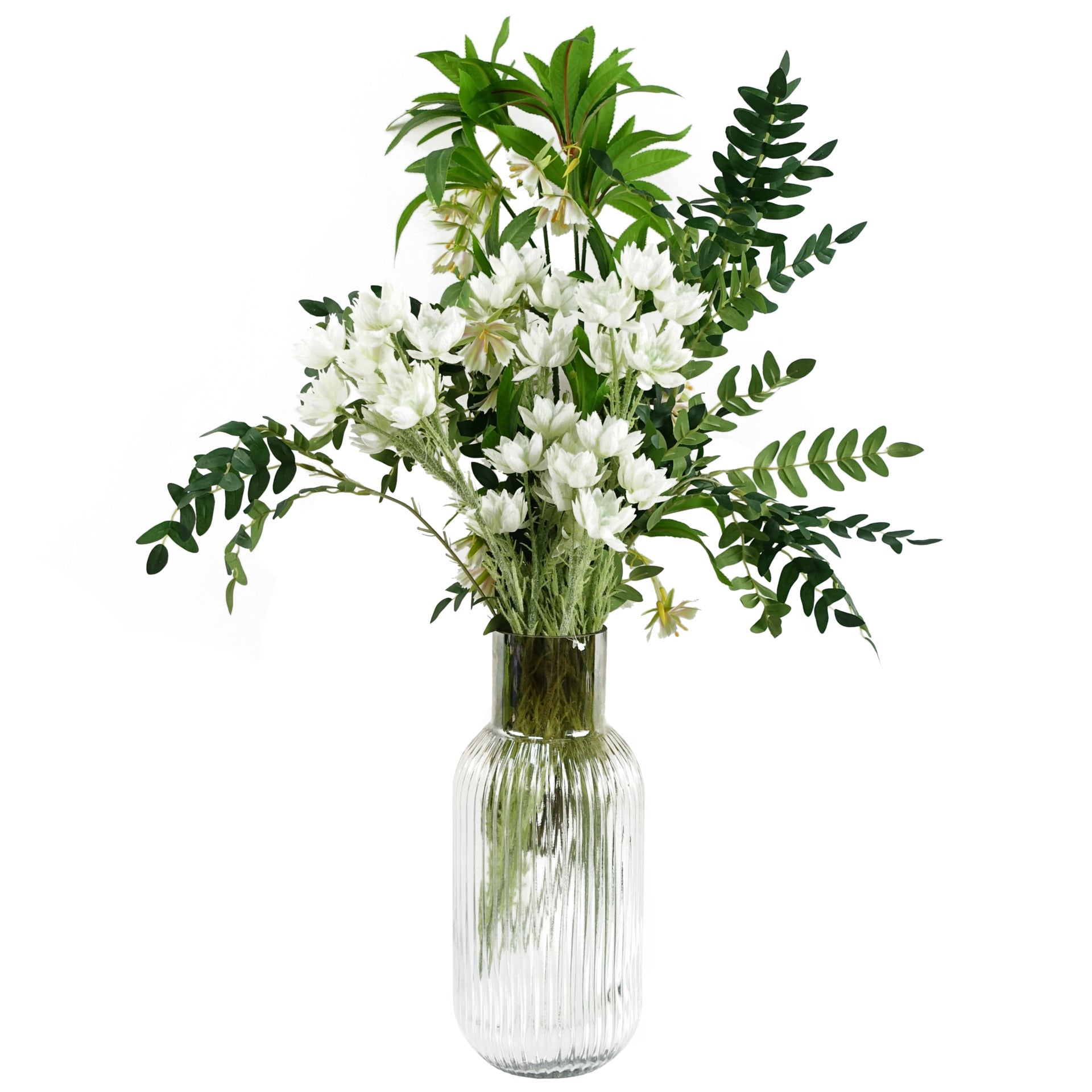 Pack of 6 x 60cm White Starflower Stem - 30 Flowers