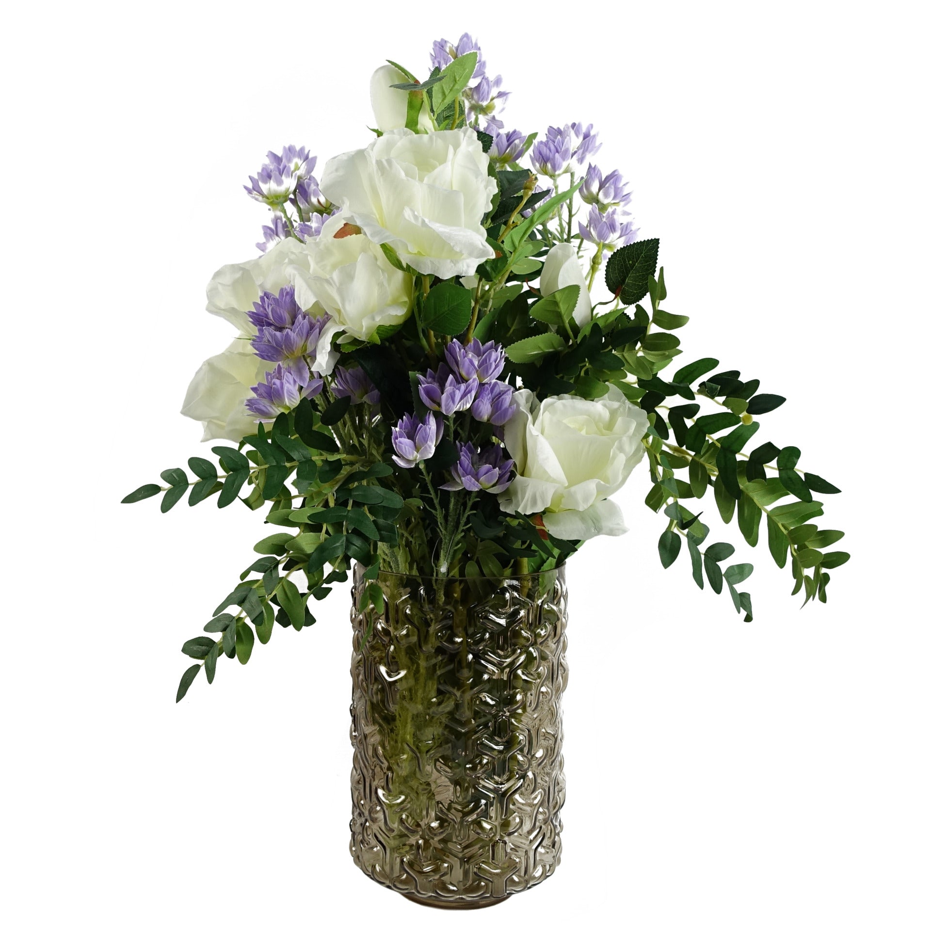 60cm Purple Starflower Stem - 5 Flowers
