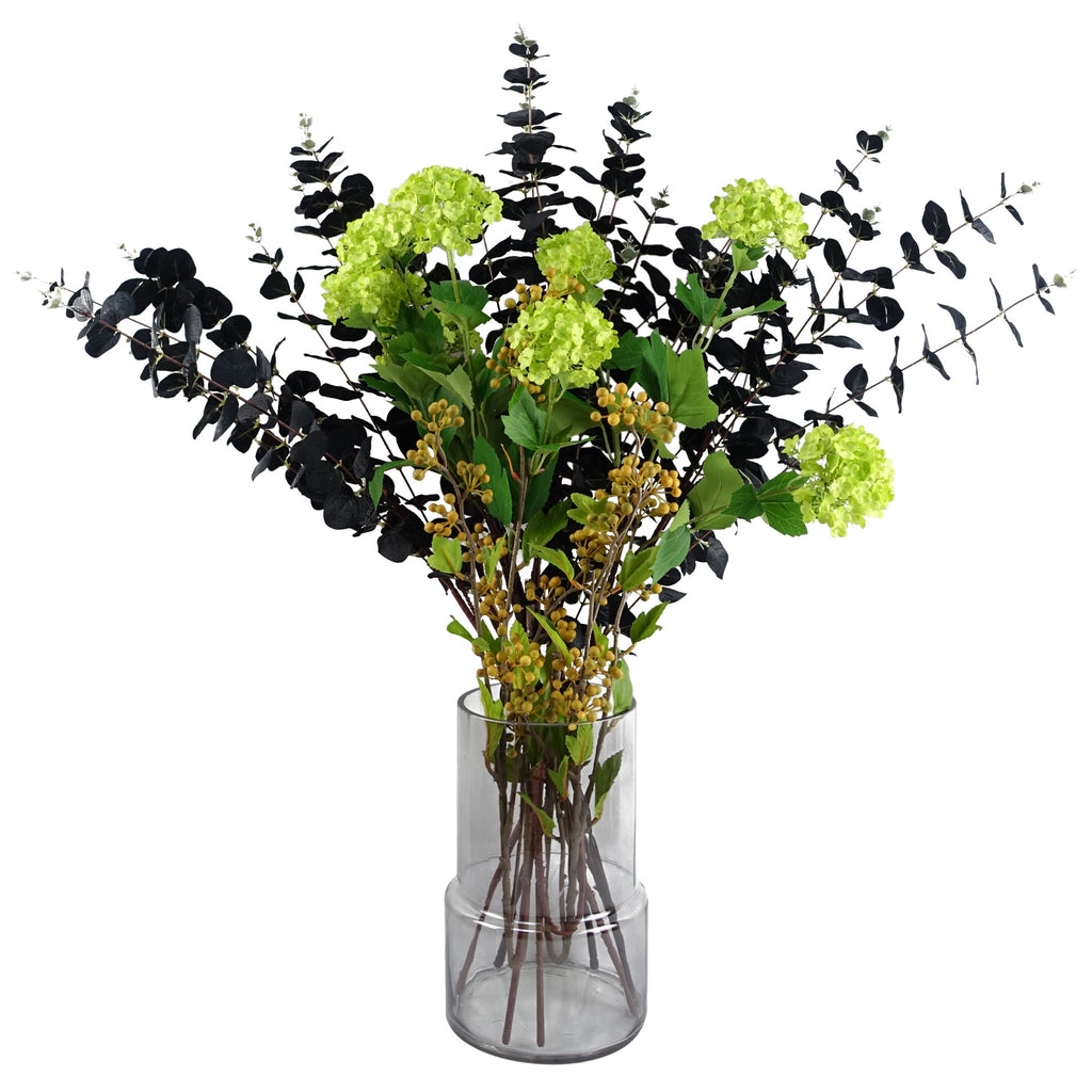 90cm Artificial Yellow Berry Stem