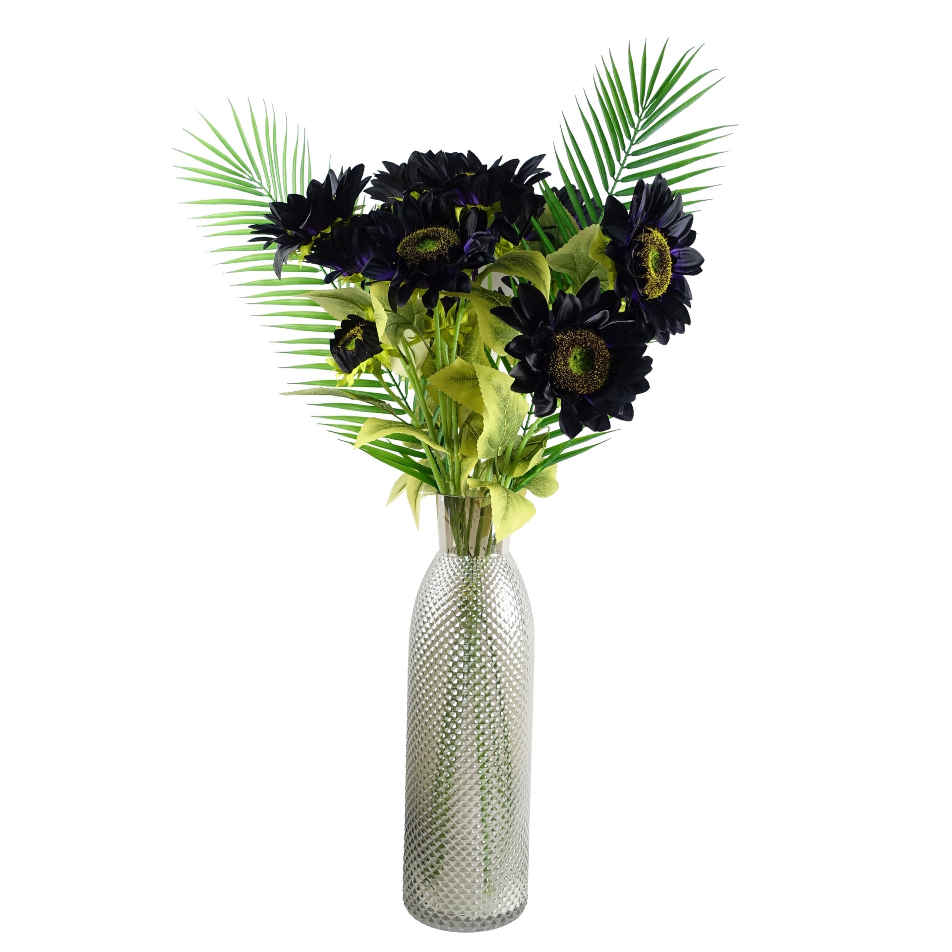 Pack of 6 x 100cm Realistic Artificial Palm Leaf