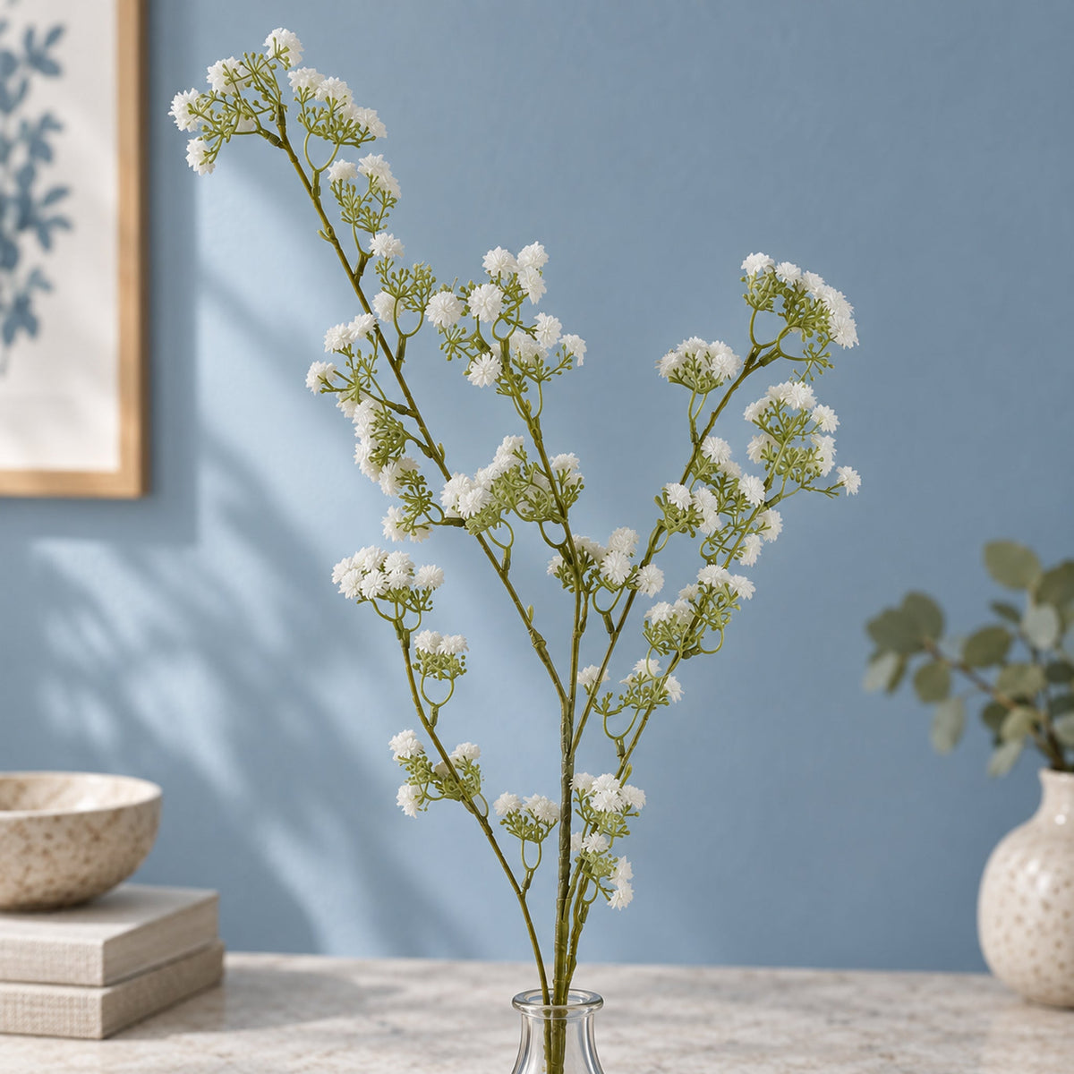 85cm Gypsophila White Stem
