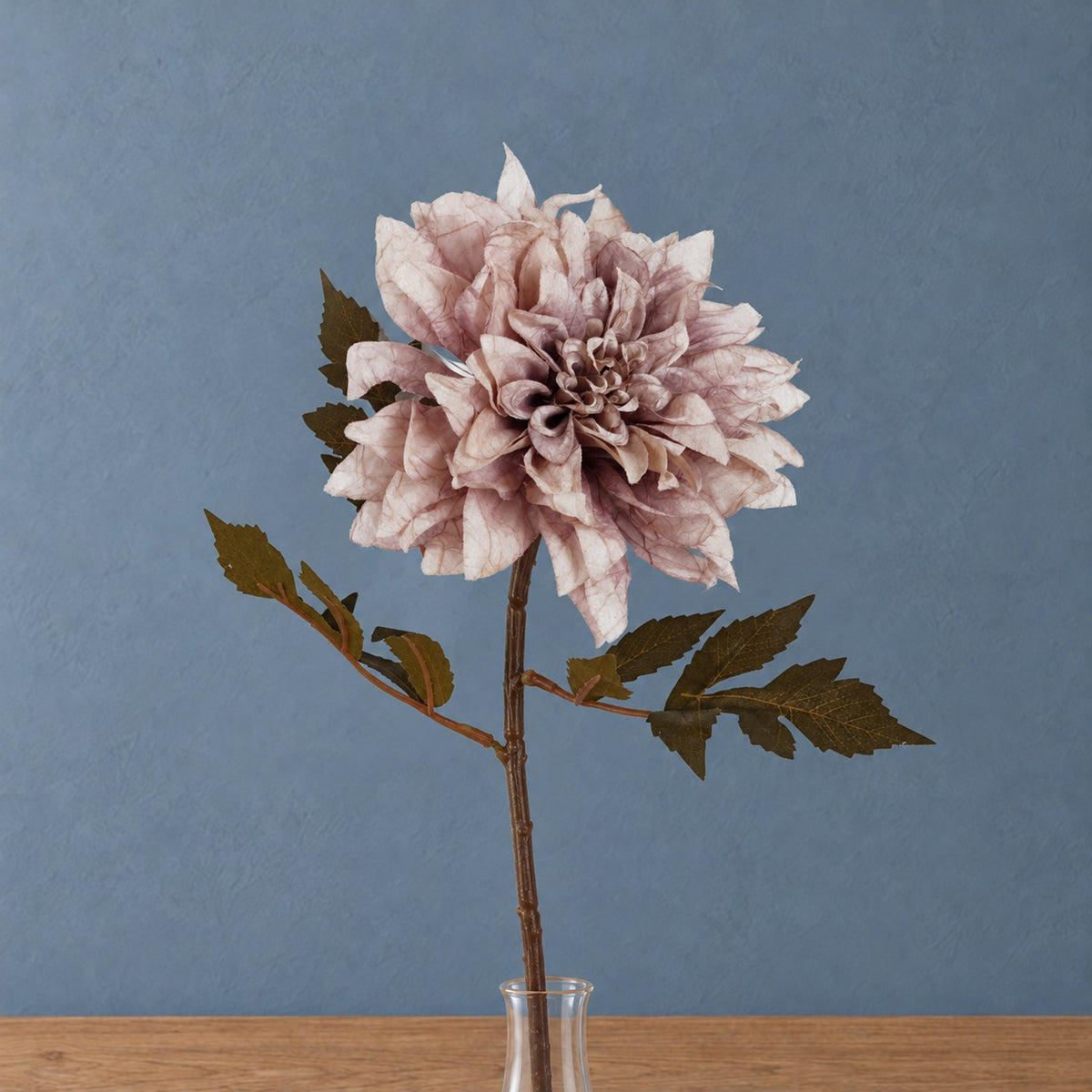 55cm Dahlia Flower Stem - Dusty Pink