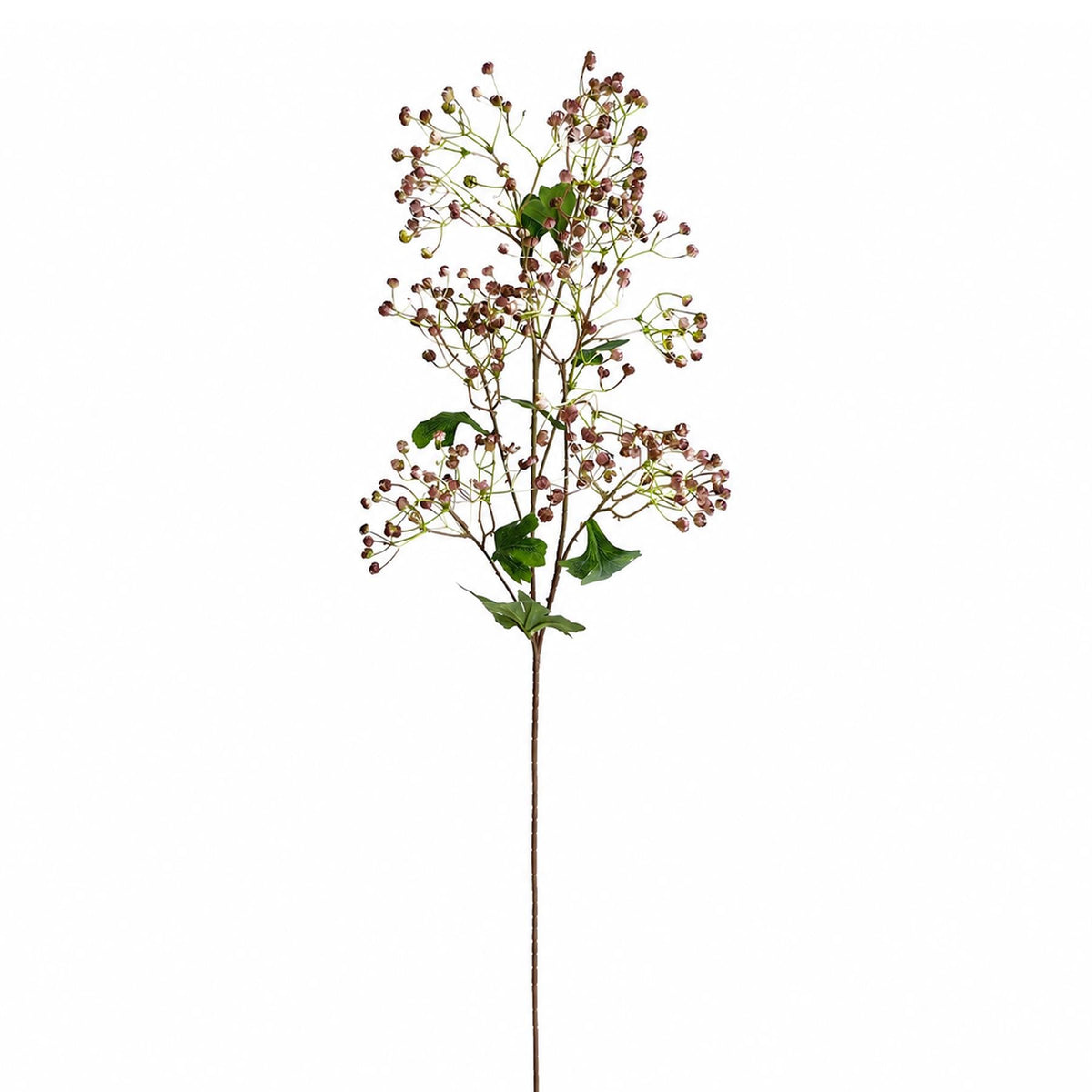 86cm Artificial Dusky Pink Daphne Berry Spray