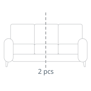 Large 3 Seater Split