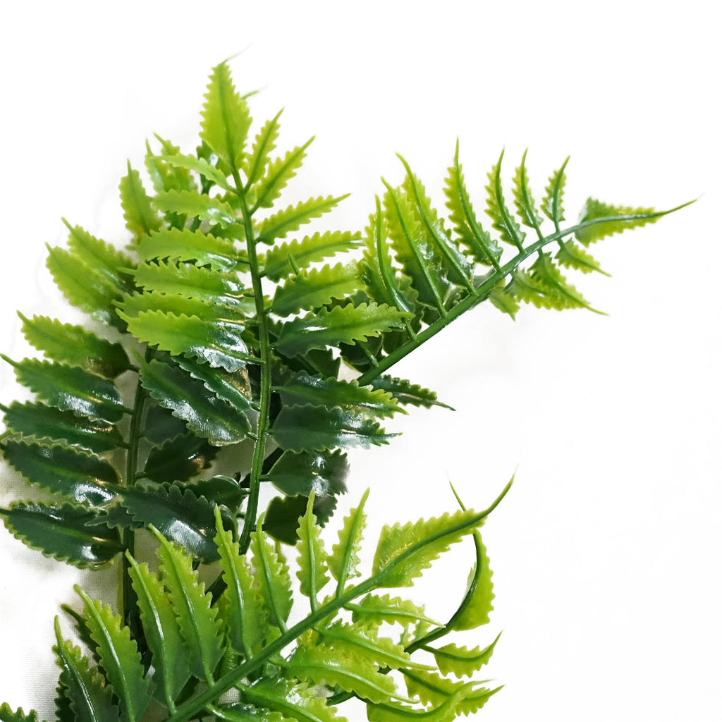 50cm Artificial Fern Spray Stem - Spring Green
