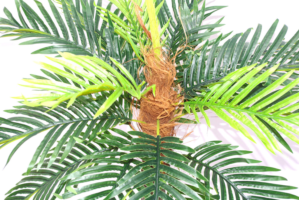 90cm (3ft) Deluxe Artificial Plant Two-Tone Palm Tree - Potted