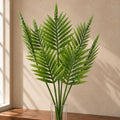 Pack of 6 x 95cm Green Palm Leaf styled in a room