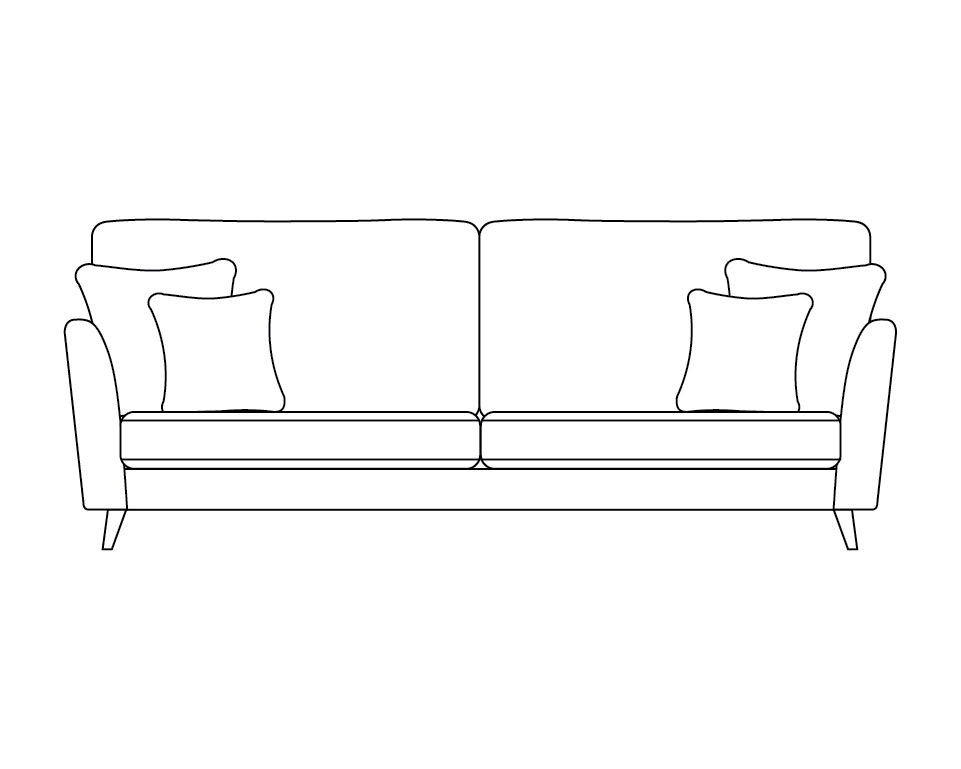 Eva 3 Seater dimensions