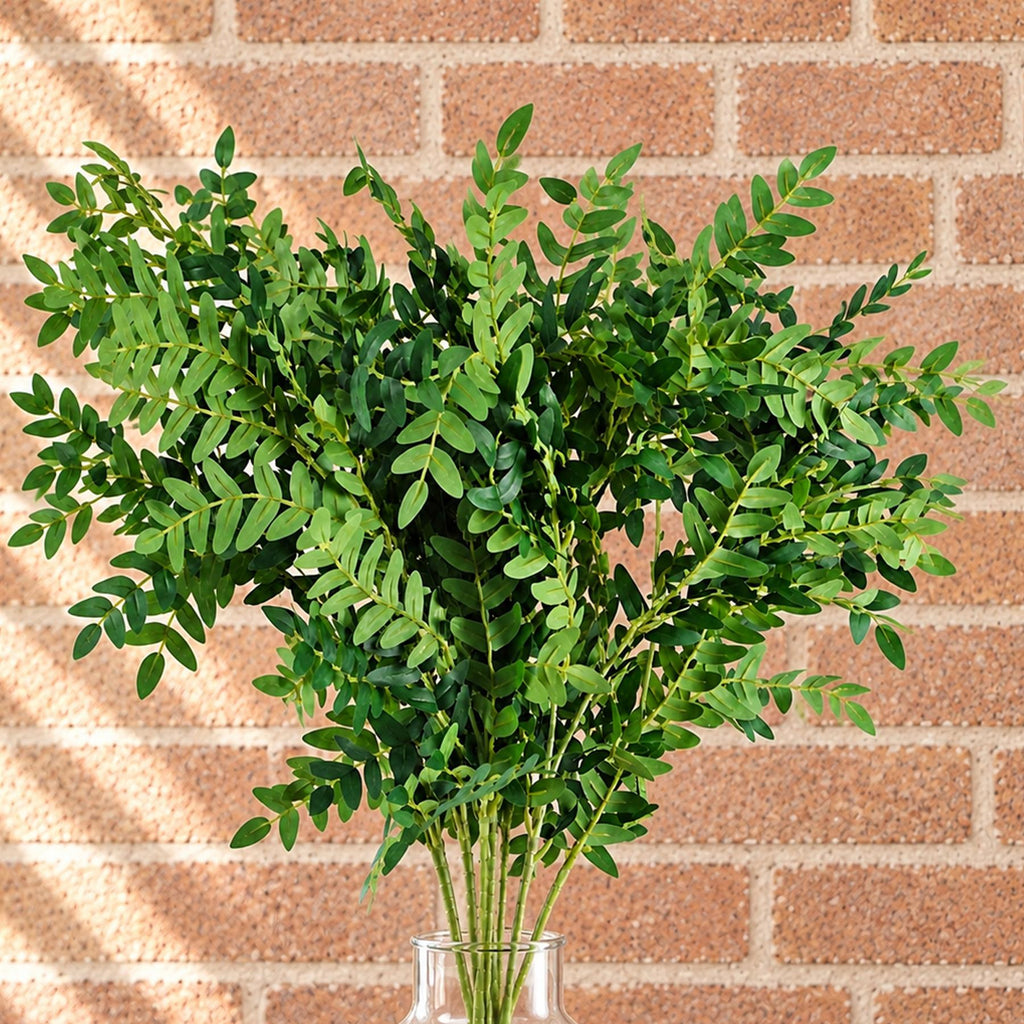Pack of 6 x 100cm Artificial Fern Foliage Stem styled in a room
