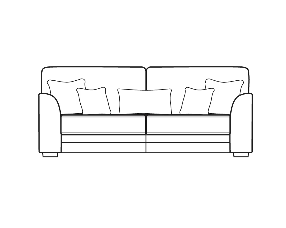 Oliver 4 Seater dimensions