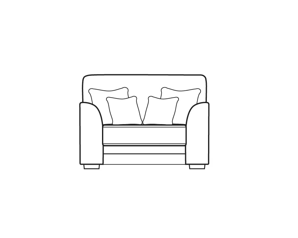 Oliver Love Chair dimensions