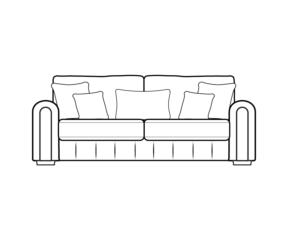 Matthew 3 Seater dimensions