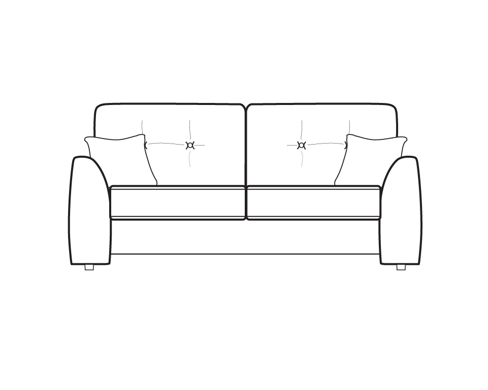 Daniel 3 Seater dimensions