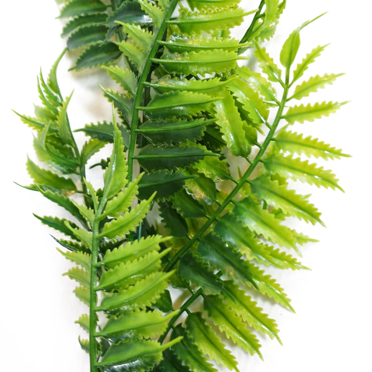 Pack of 6 x 50cm Artificial Fern Spray Stem - Spring Green