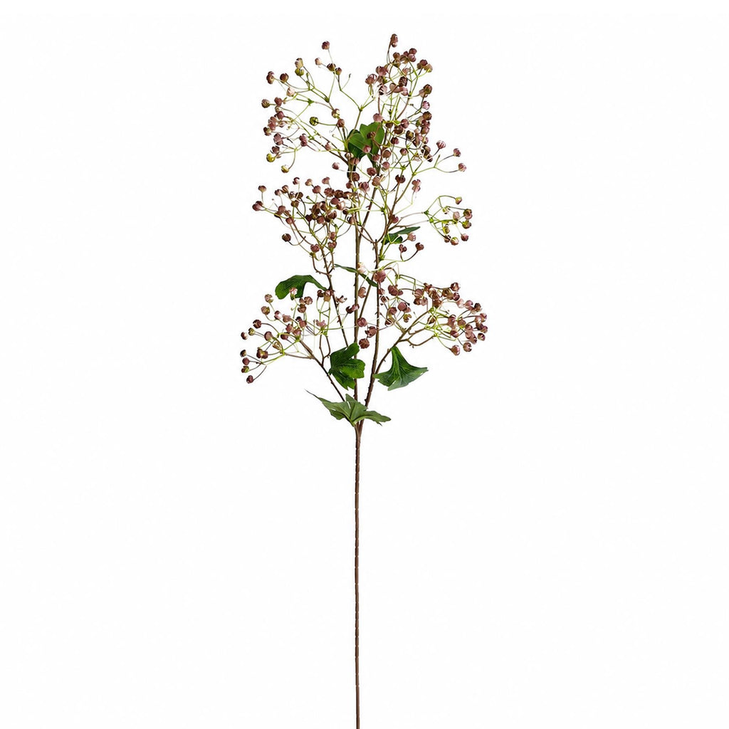 Pack of 6 x 86cm Artificial Dusky Pink Daphne Berry Sprays
