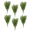 Pack of 6 x 40cm Fire Resistant Artificial Foliage Grass Stem