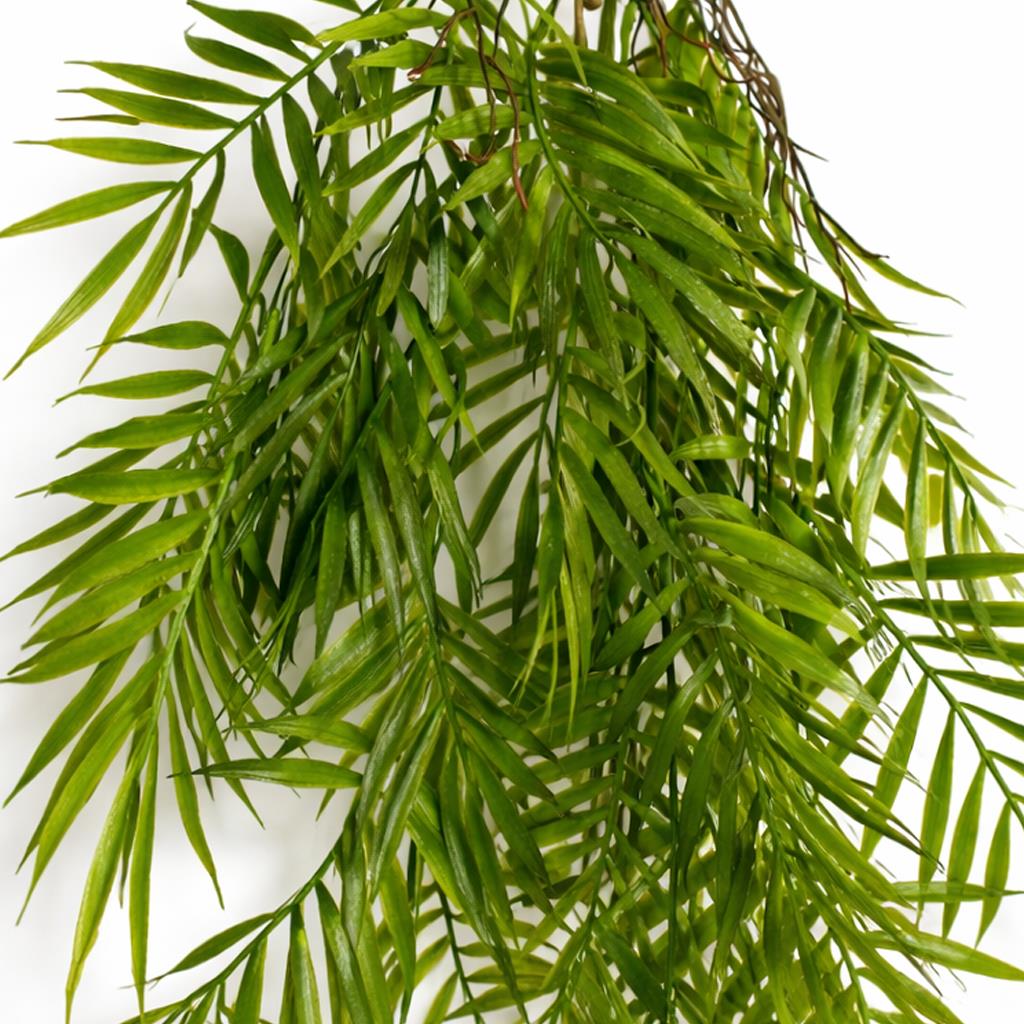 90cm Artificial Trailing Palm Fern Plant Hanging Faux Tropical Greenery