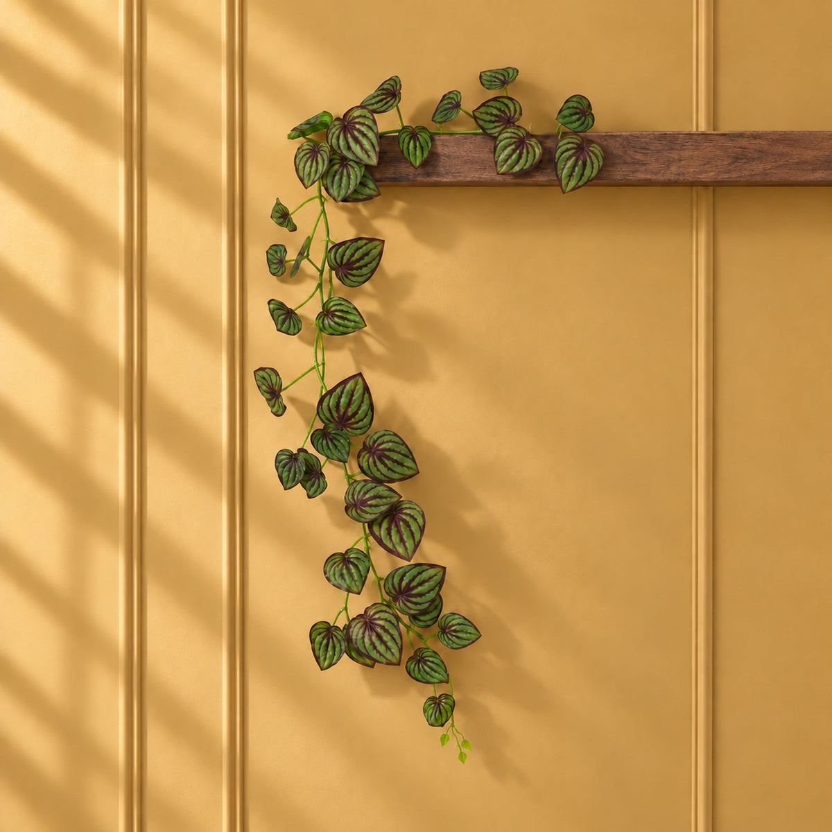 160cm Artificial Watermelon Peperomia Leaf Garland Hanging Decoration