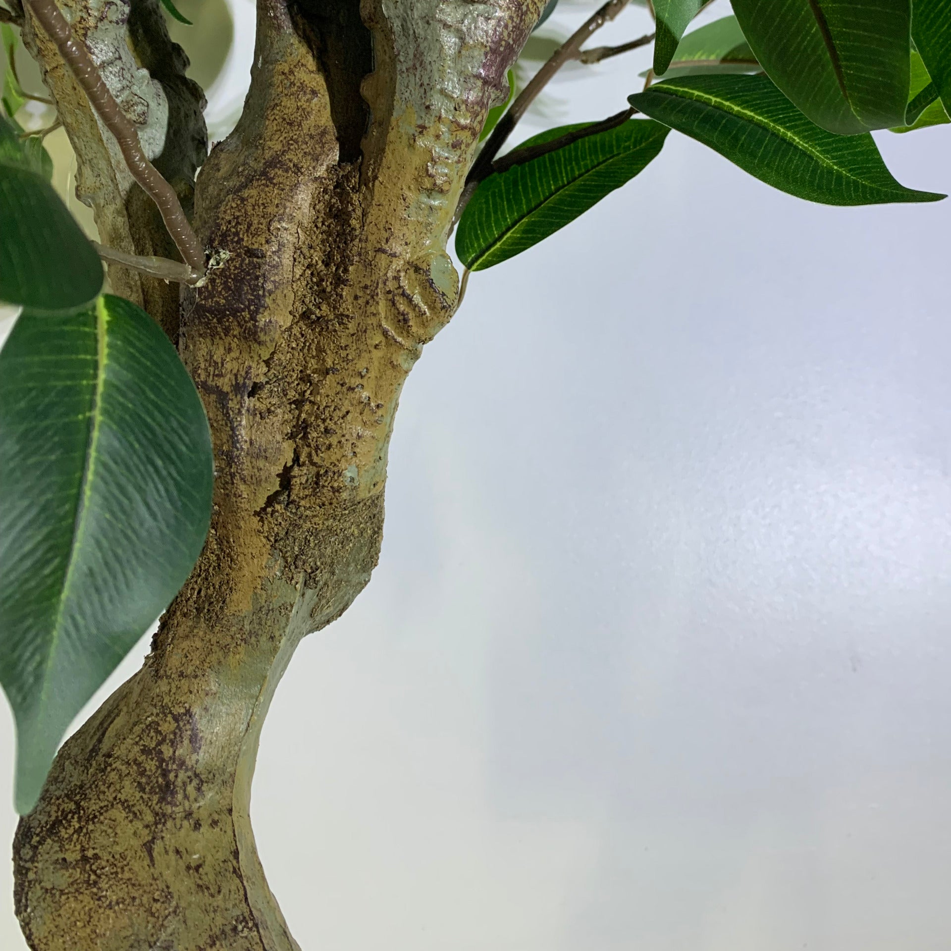 100cm Leaf Realistic Artificial Ficus Tree / Plant Bush Ficus Multicolour Planter