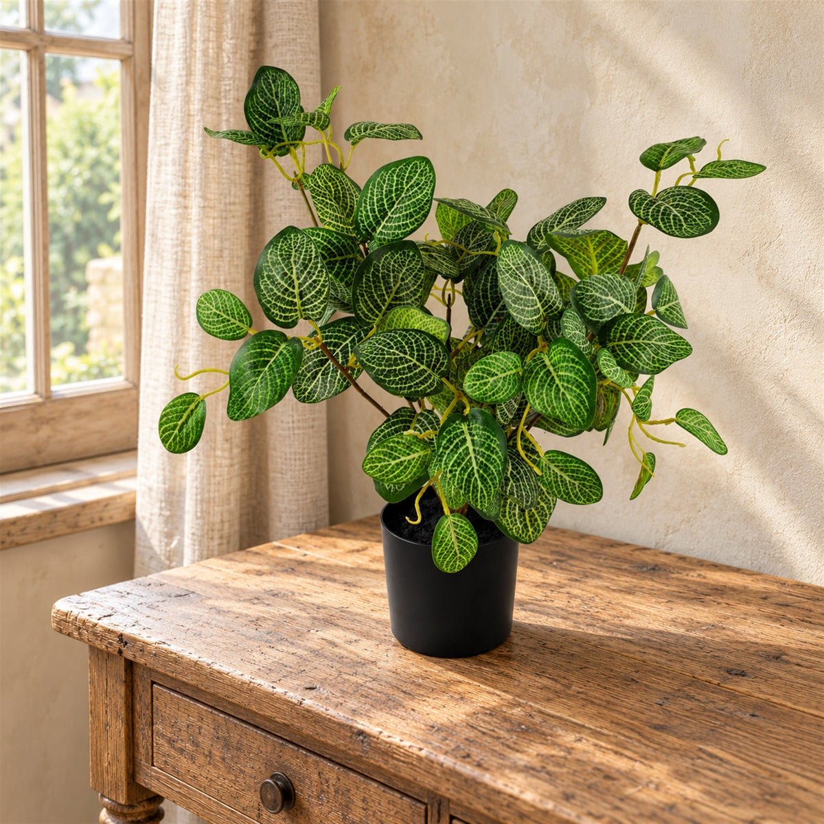 40cm Artificial Variegated Pothos Plant
