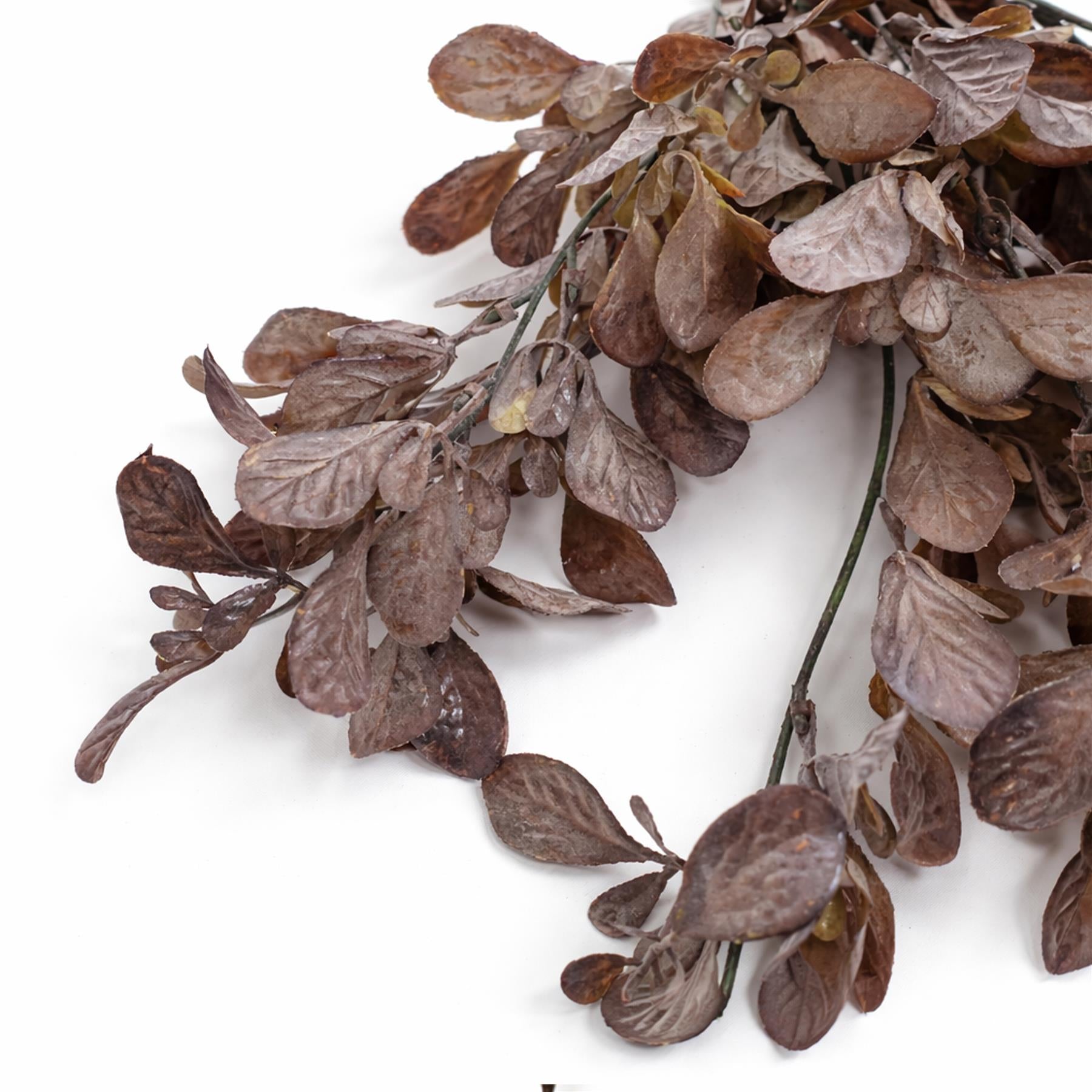 70cm Artificial Trailing Leaf Spray Stem - Dusty Purple