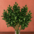 Pack of 6 x 45cm Artificial Variegated Foliage Spray Stem